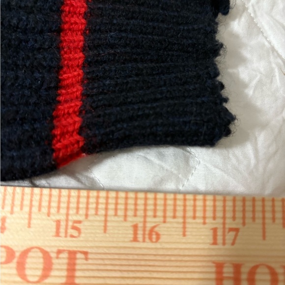 Zadig & Voltaire Zoe Wy, Navy turtleneck Sweater. Distressed edges. Wool/Yak. - Picture 8 of 16